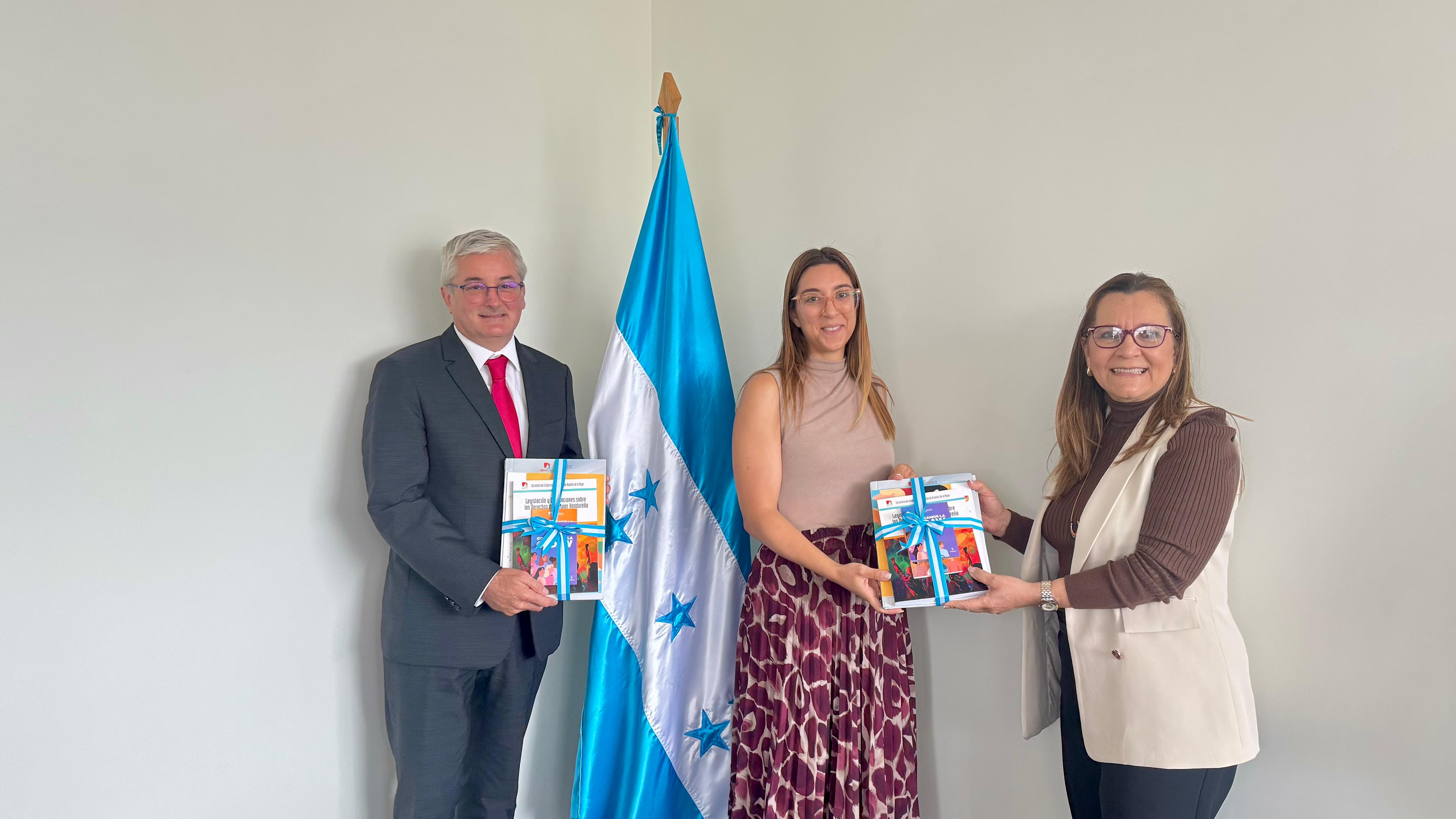 Honduras y Francia fortalecen cooperación para prevenir la violencia contra las mujeres a...